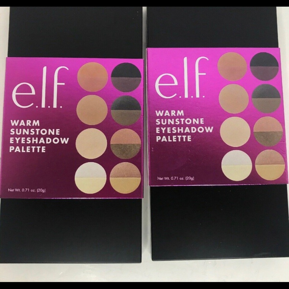 elf warm stone eyeshadow palette